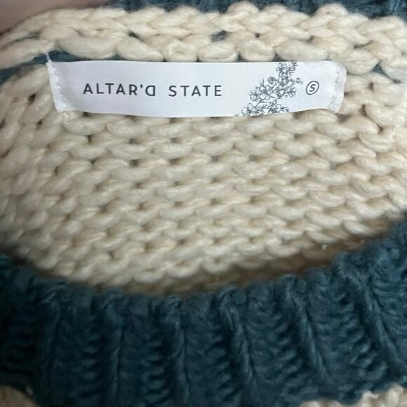 Altar’d State NWOT Knitted‎ Chunky Thea Sweater - Picture 6 of 7